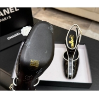 Trendy Design Chanel Crocodile Embossed Patent Calfskin Leather Slingbacks Pump G47184 Black 2026