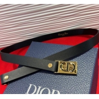 Grade Design Dior 30 Montaigne Treasure Belt 2cm in Calfskin Leather DR091201 Black 2025