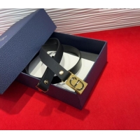 Grade Design Dior 30 Montaigne Treasure Belt 2cm in Calfskin Leather DR091201 Black 2025