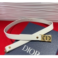 Promotional Dior 30 Montaigne Treasure Belt 2cm in Calfskin Leather DR091201 White 2025