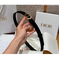 Best Price Dior Suede Belt 2cm with Pearls CD DR031702 Black 2026