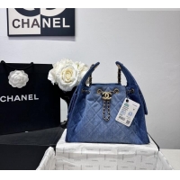 Top Quality Chanel 25 Small Hobo Handbag in Denim AS5293 Blue 2026