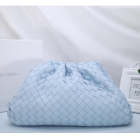 Grade Quality Bottega Veneta The Pouch in Soft Intrecciato Calfskin 31702 Light Blue 2026