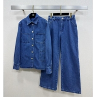 Luxury Cheap Chanel Denim Jacket/Pants CH031710 Blue 2026