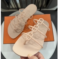 Popular Style Hermes Mykonos Sandals in TPU 6020301 Beige 2026