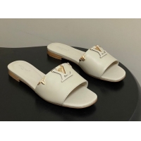 Low Cost Louis Vuitton LV Mare Flat Slides Sandal Grey 2026 1AITQM
