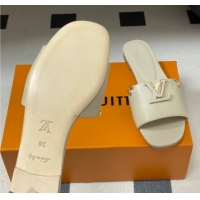 Low Cost Louis Vuitton LV Mare Flat Slides Sandal Grey 2026 1AITQM