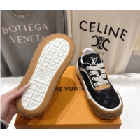 Good Looking Louis Vuitton LV Tilted Sneakers in Monogram Canvas Black 2026 1AJTJ9
