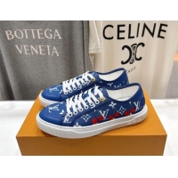 Cheap Price Louis Vuitton LV x TM LV Lagoon Sneakers in Monogram Canvas and Red Cherry Blue 2026 1AHKYU