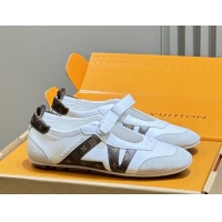 Luxurious Louis Vuitton LV Sneakerina Mary Jane 1AJPFA Monogram/White 2026