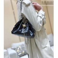 Grade Design Chanel 25 Mini Handbag in Shiny Calfskin AS5631 Black 2026 Top Quality