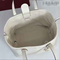 Buy Fashionable Gucci GG Marmont Medium Tote Bag in Matelassé Chevron Nappa Leather 855279 White 2026