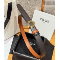 Market Sells Celine Disc Belt 2.5cm taurillon Leather B100L6ATZ Black/Brown 2026