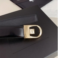 Best Price Saint Laurent Reversible Patent Leather Belt 3cm 0617 Black/Gold 2025