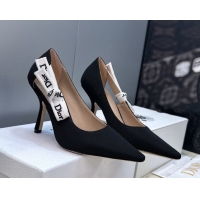 Durable Dior J'Adior Pumps 9.5cm in Technical Fabric Black 2026 DR030201