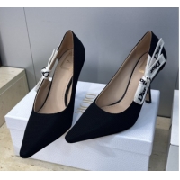 Durable Dior J'Adior Pumps 9.5cm in Technical Fabric Black 2026 DR030201