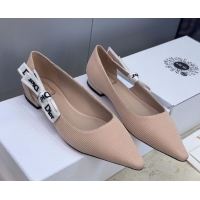 Most Popular Dior J'Adior Ballets Flat in Technical Fabric Nude Pink 2026 DR030201