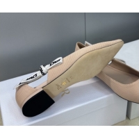 Most Popular Dior J'Adior Ballets Flat in Technical Fabric Nude Pink 2026 DR030201
