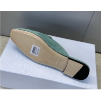 Grade Quality Dior Baby Bow Mules in Suede Green 2026 DR030202