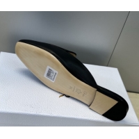 Best Grade Dior Baby Bow Mules in Leather Black 2026 DR030202