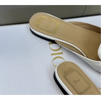Top Grade Dior Baby Bow Mules in Leather White 2026 DR030202