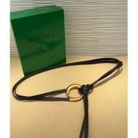 Good Product Bottega Veneta Sardine Calfskin Waist Belt 2011025 Black 2025