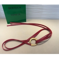 Good Looking Bottega Veneta Sardine Calfskin Waist Belt 2011025 Red 2025