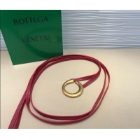 Good Looking Bottega Veneta Sardine Calfskin Waist Belt 2011025 Red 2025