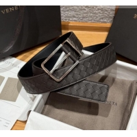 Good Looking Bottega Veneta Intreccio Loop Belt BV111404 Chocolate/Silver 2025