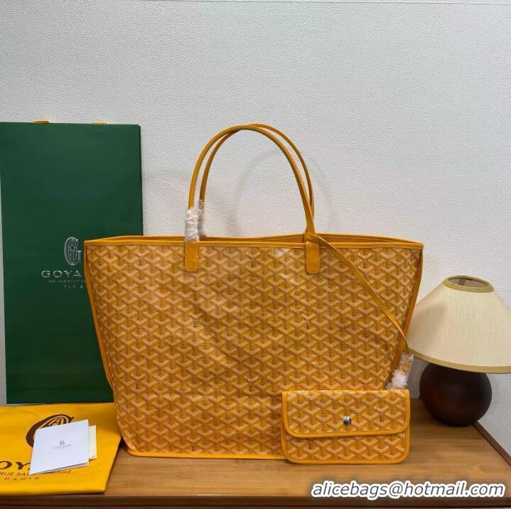 Pretty Style Goyard Original Anjou Reversible Bag GM 2399 Yellow