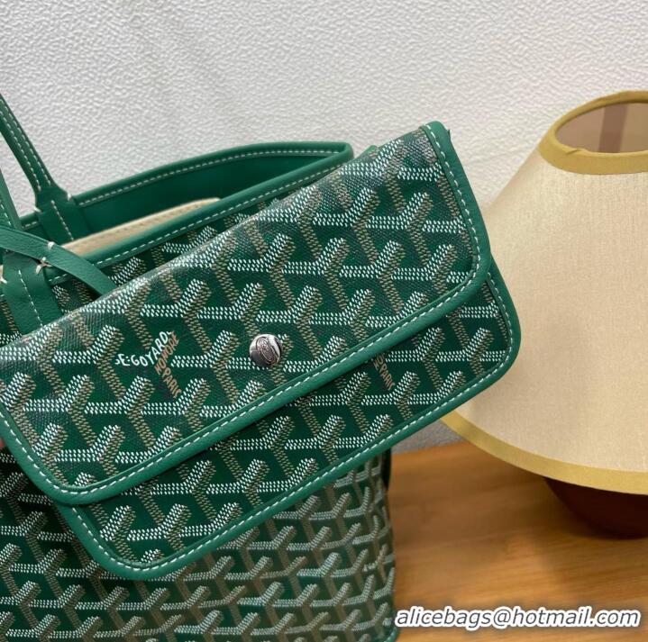 Famous Brand Goyard Original Anjou Reversible Bag GM 2399 Green