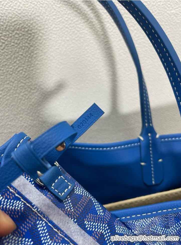 Promotional Goyard Original Anjou Reversible Bag GM 2399 Light Blue