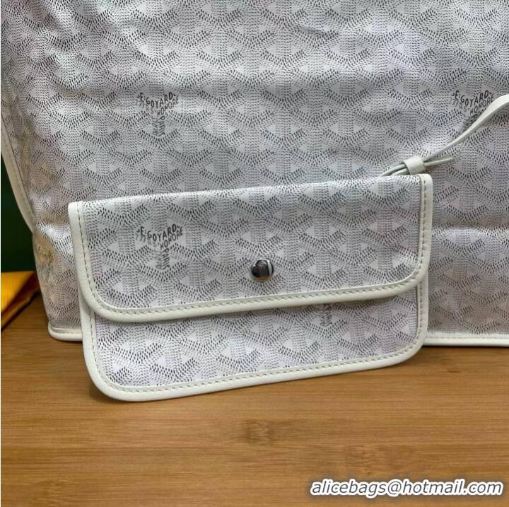 Low Cost Goyard Original Anjou Reversible Bag GM 2399 White