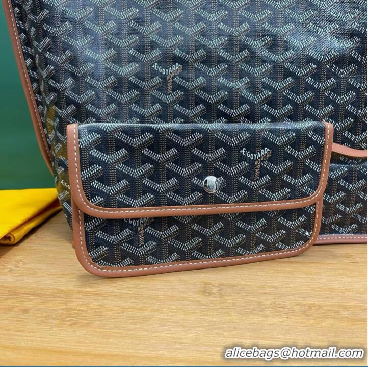 Popular Goyard Original Anjou Reversible Bag GM 2399 Black And Tan