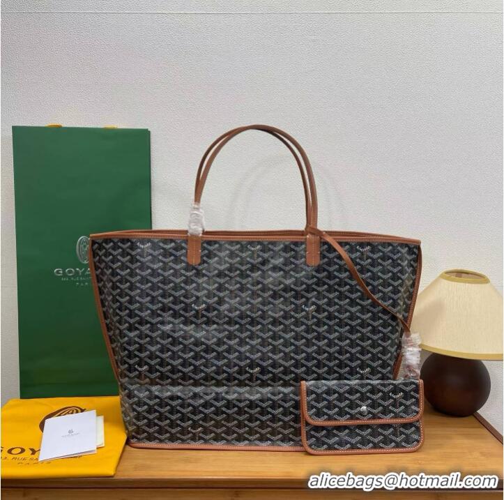 Popular Goyard Original Anjou Reversible Bag GM 2399 Black And Tan