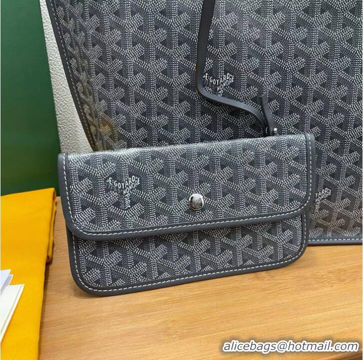 Luxurious Goyard Original Anjou Reversible Bag GM 2399 Dark Grey
