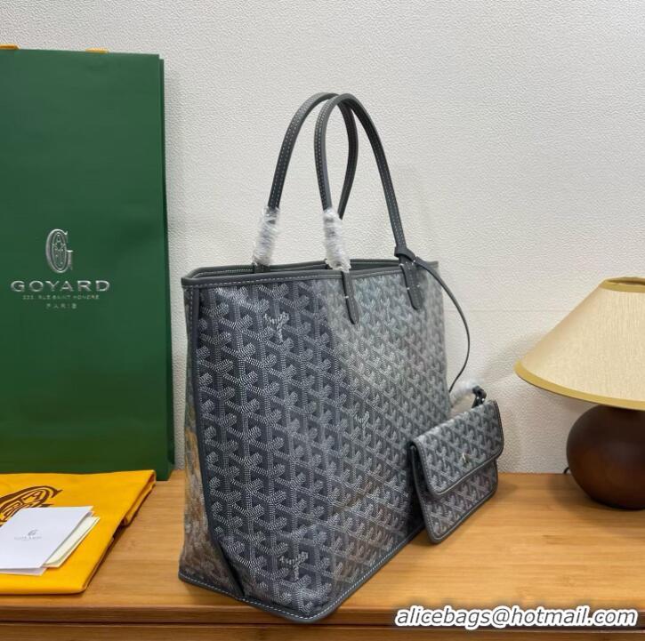 Luxurious Goyard Original Anjou Reversible Bag GM 2399 Dark Grey