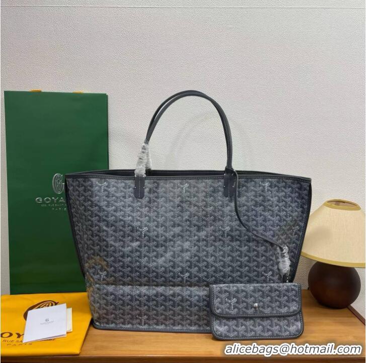 Luxurious Goyard Original Anjou Reversible Bag GM 2399 Dark Grey
