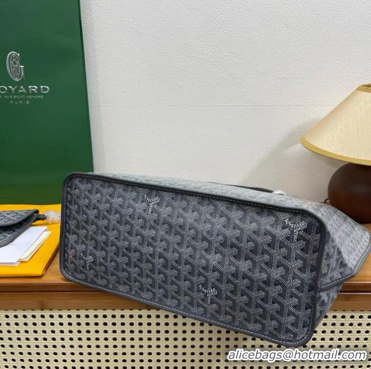 Luxurious Goyard Original Anjou Reversible Bag GM 2399 Dark Grey