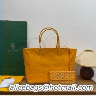 ​Affordable Price Goyard Original Anjou Reversible Bag PM 2399 Yellow