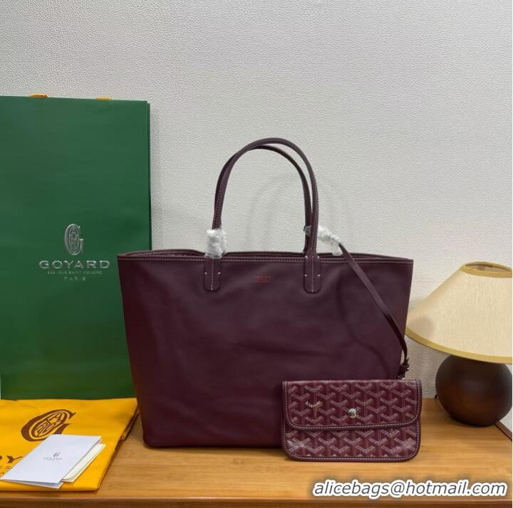 Buy Cheapest Goyard Original Anjou Reversible Bag PM 2399 Burgundy