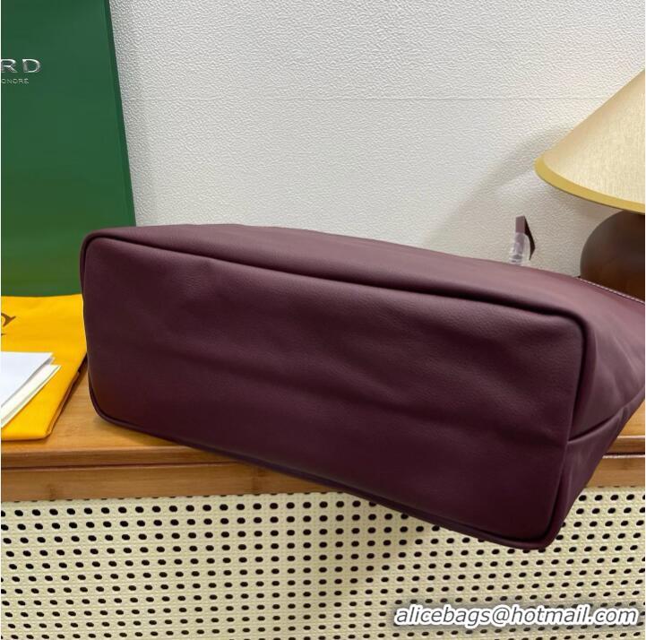 Buy Cheapest Goyard Original Anjou Reversible Bag PM 2399 Burgundy
