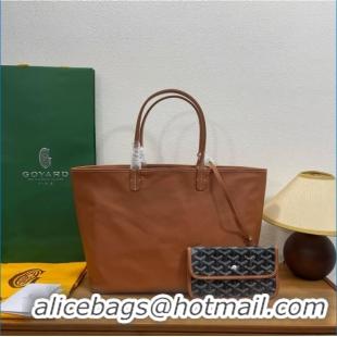 Super Quality Goyard Original Anjou Reversible Bag PM 2399 Black And Tan