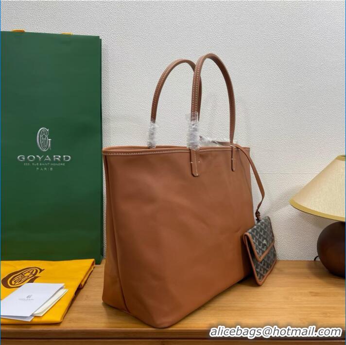 Super Quality Goyard Original Anjou Reversible Bag PM 2399 Black And Tan