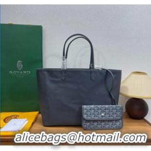 Famous Brand Goyard Original Anjou Reversible Bag PM 2399 Dark Grey