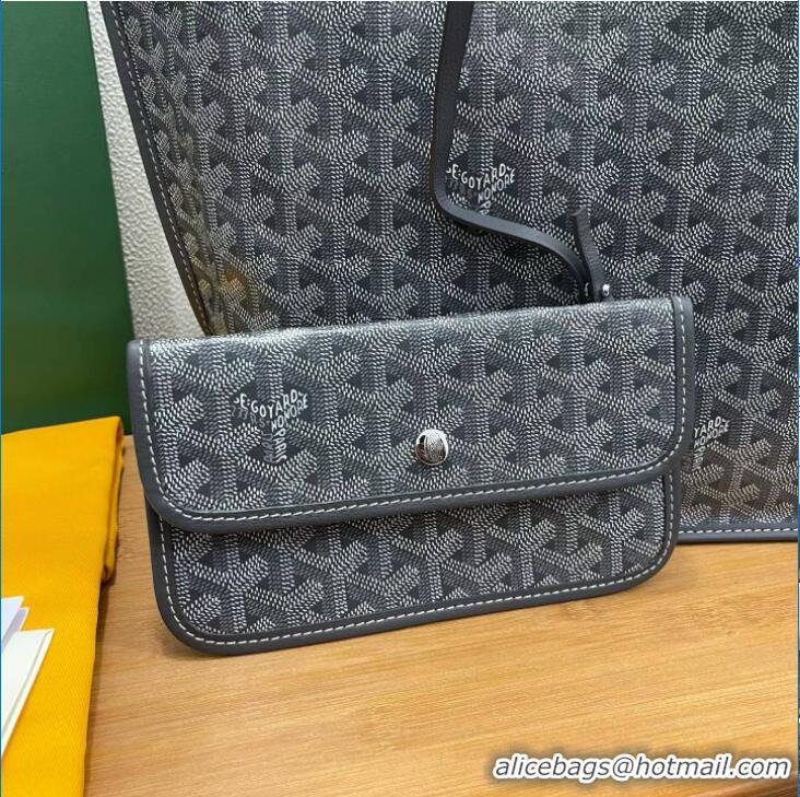 Famous Brand Goyard Original Anjou Reversible Bag PM 2399 Dark Grey