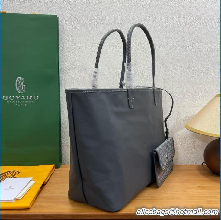 Famous Brand Goyard Original Anjou Reversible Bag PM 2399 Dark Grey
