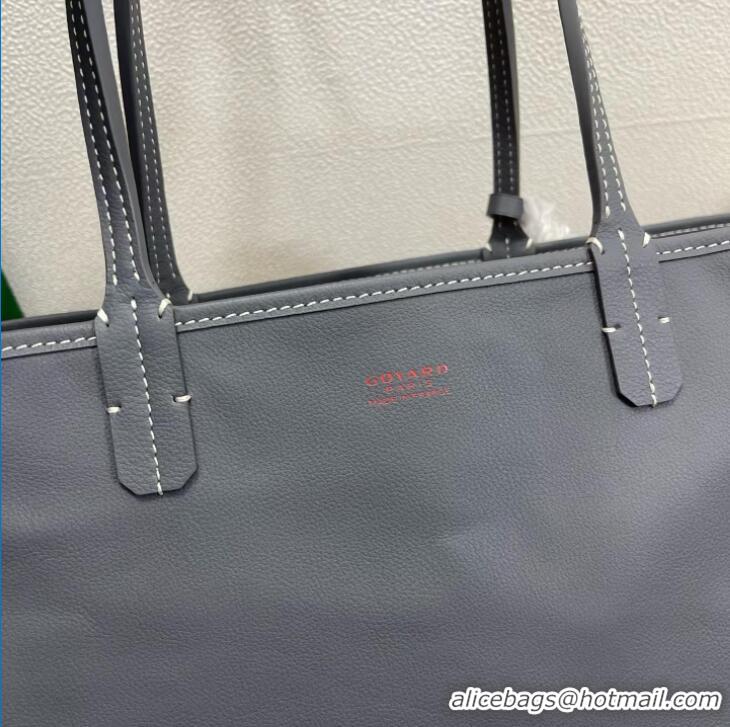 Famous Brand Goyard Original Anjou Reversible Bag PM 2399 Dark Grey