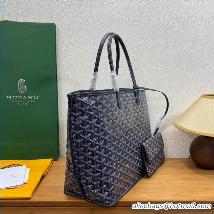 ​Best Discount Goyard Original Anjou Reversible Bag PM 2399 Navy Blue