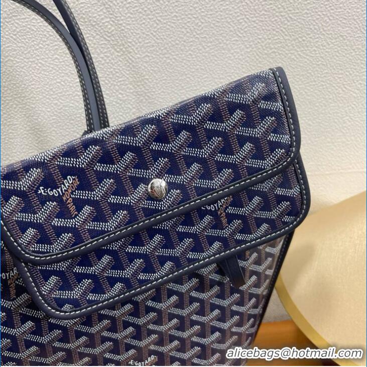 ​Best Discount Goyard Original Anjou Reversible Bag PM 2399 Navy Blue